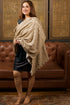 Reversible Twist | Embroidered Wool Silk Stole